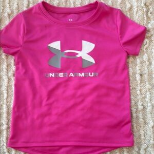 Under Armour Pink Short Sleeve Performance Tee